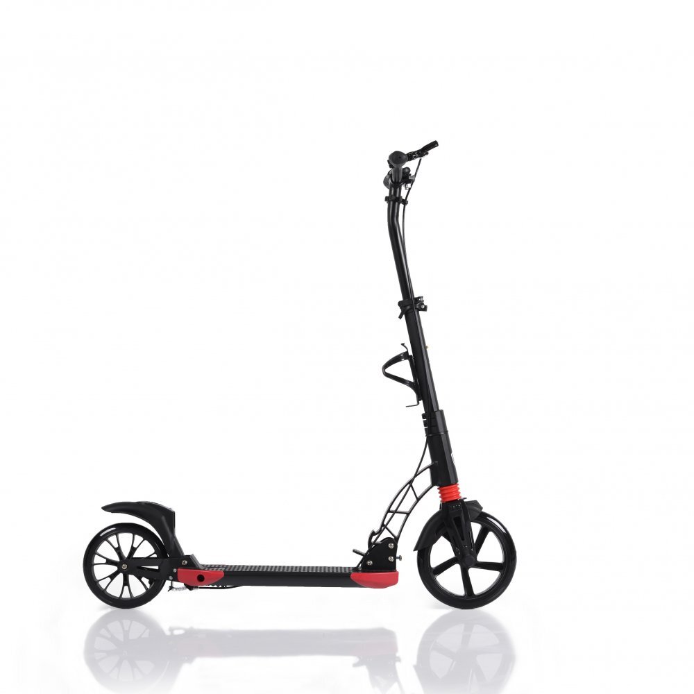 Byox Trotineta pliabila din aluminiu cu inaltime reglabila si frana de mana Contrast Black