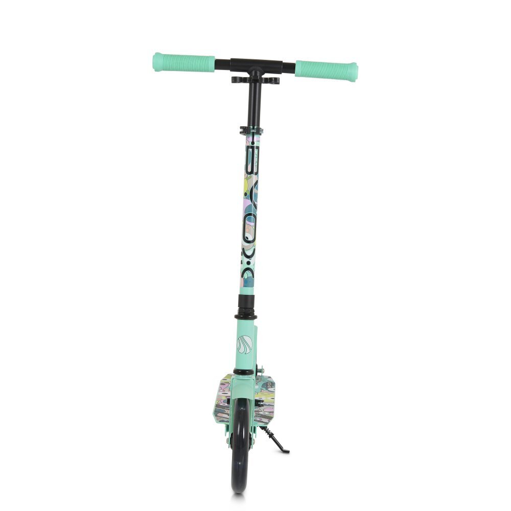 Byox Trotineta pliabila pentru copii de la 6anicu ghidon din aluminiuroti ABEC-7 din PU cu lumini LEDinaltime ghidon ajustabilafrana de picior si cric Monster Green