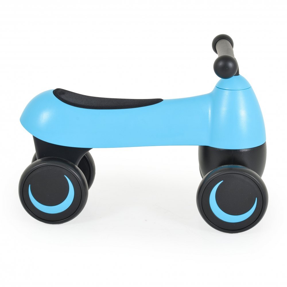 Byox Vehicul Ride On fara pedale de la 18lunicu roti EVAsistem de siguranta cu viraj limitatmanere ergonomice si design modern Mini Balance Bugsy Albastru