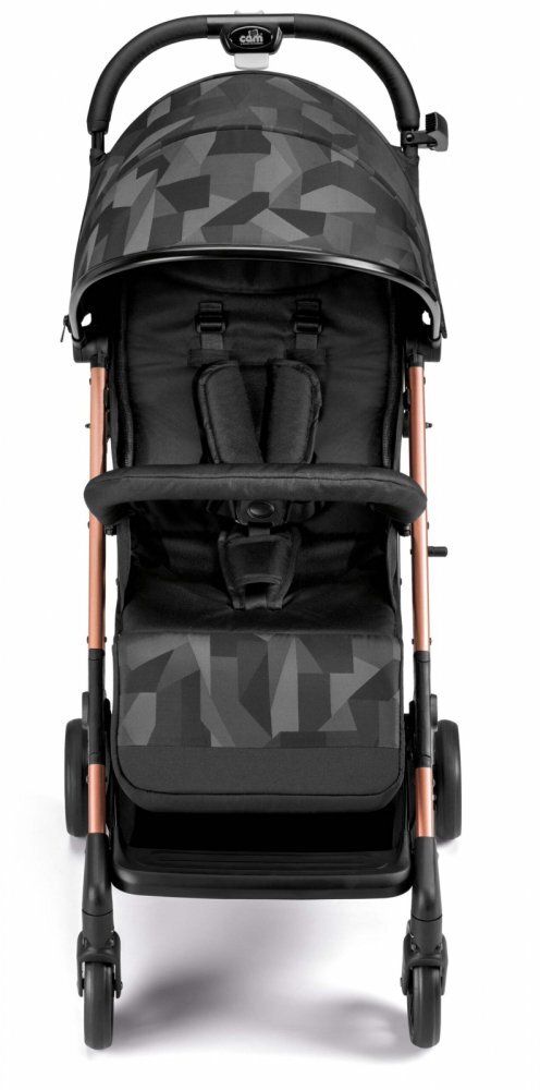 CAM Carucior sport Compass 2.0 Jacquard Nero 0-4 ani spatar reglabil suspensii sistem tip troller suport picioare ajustabil + accesorii