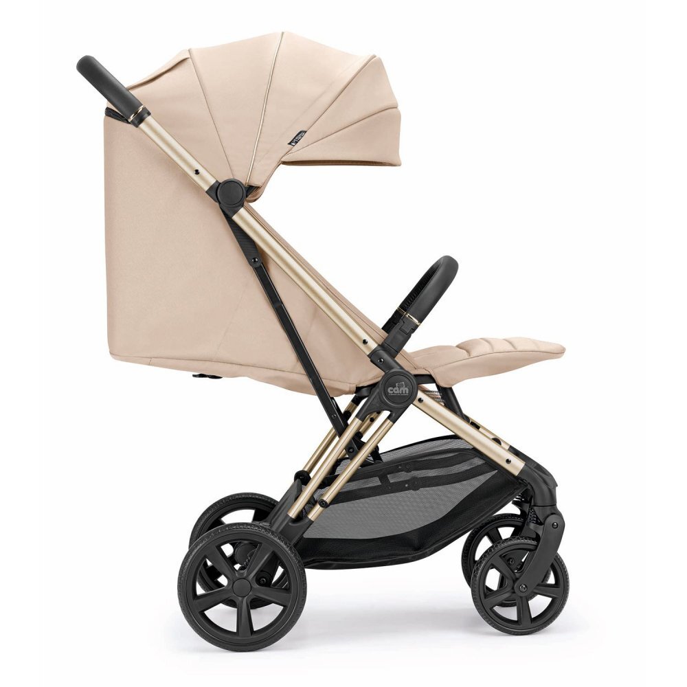 CAM Carucior sport Off-Road Air Beige 0-4 ani UV 50+ spatar reglabil suspensii suport picioare ajustabil