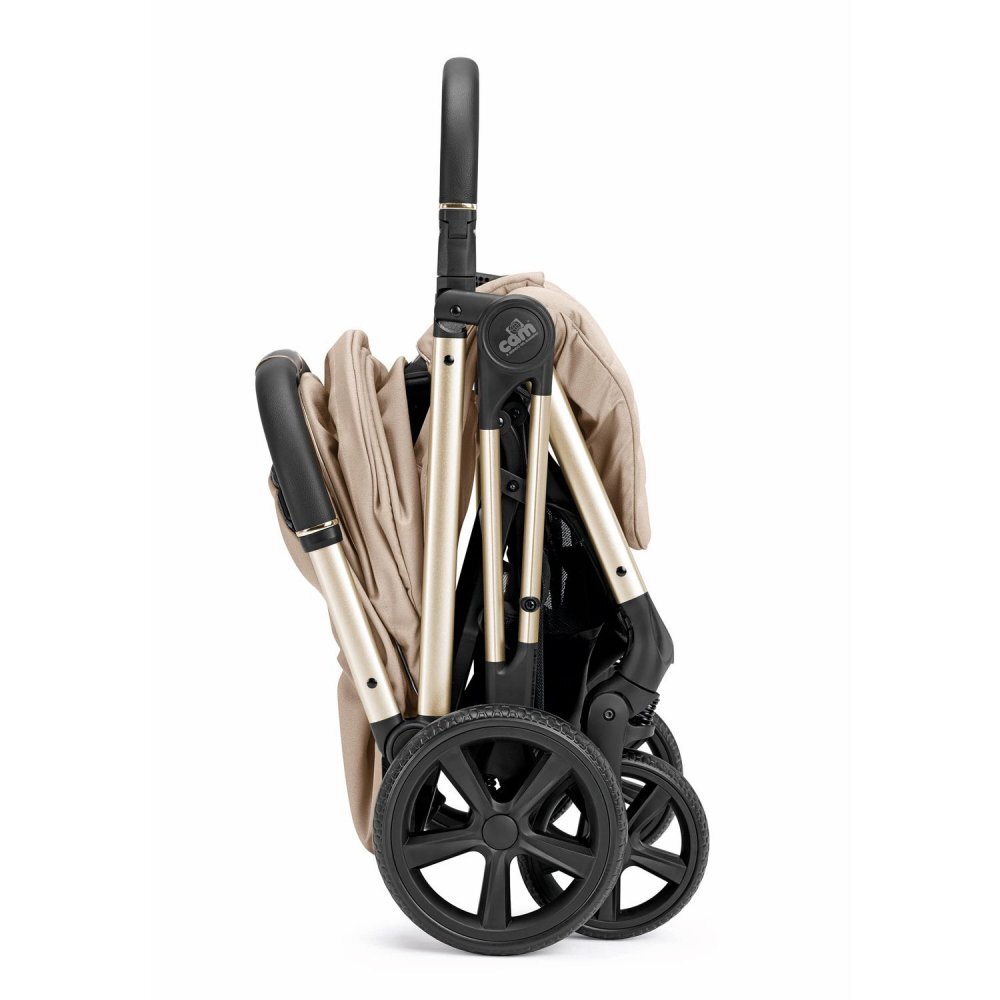 CAM Carucior sport Off-Road Air Beige 0-4 ani UV 50+ spatar reglabil suspensii suport picioare ajustabil