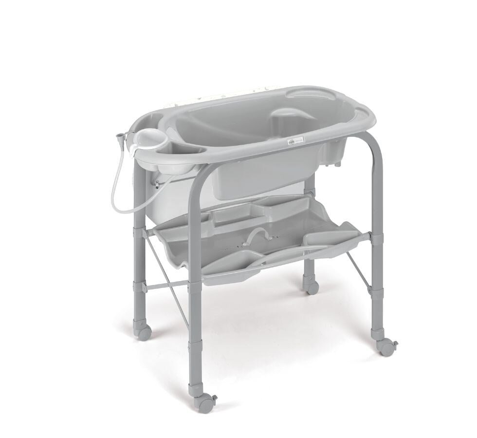 CAM Masa de baie pliabila bio Deluxe cu cadita anatomica si roti