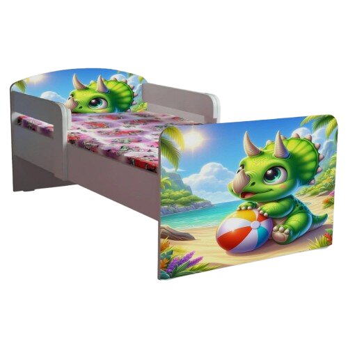 CameraMagica Pat pentru copii Dragon cu manere 2-12 ani 160x80 cm
