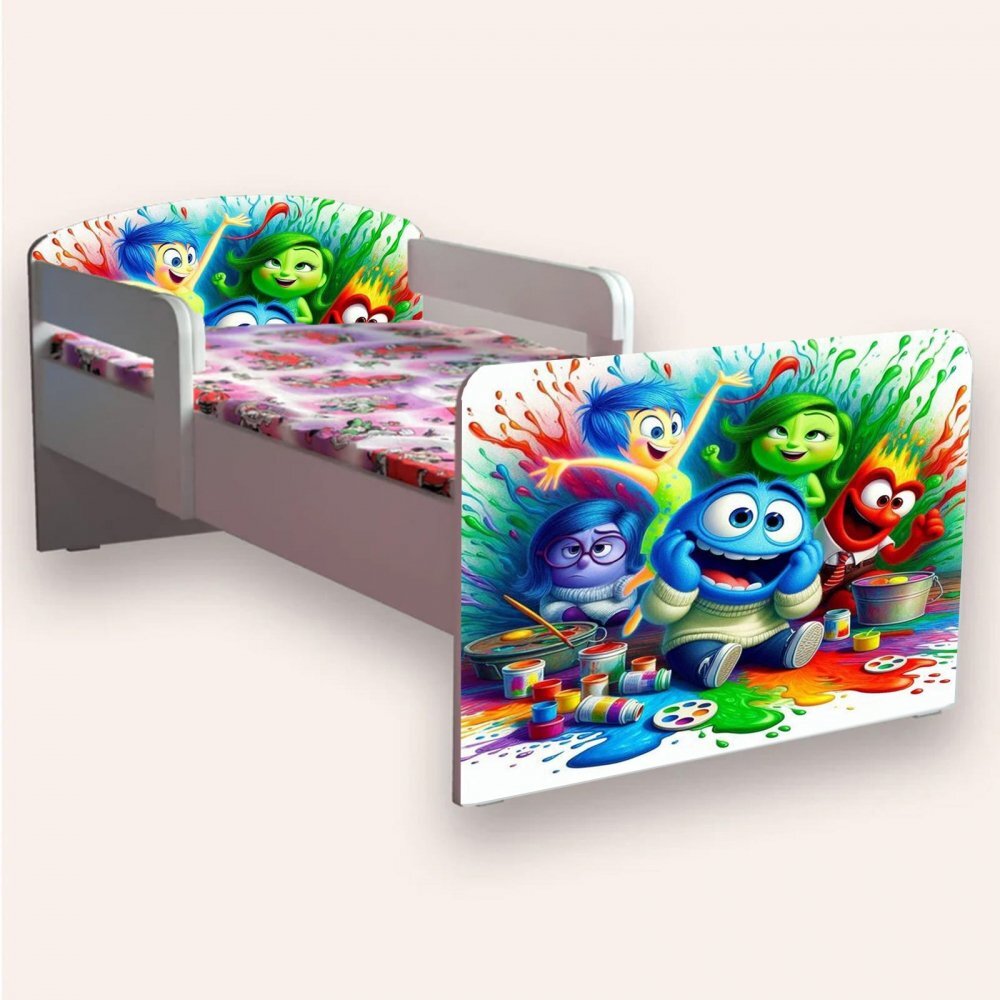 CameraMagica Pat pentru copii Emotii cu manere 2-8 ani 140x70 cm