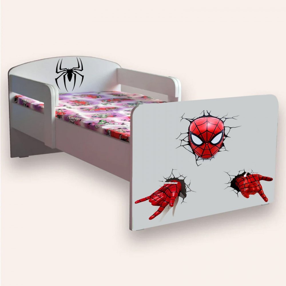 CameraMagica Pat pentru copii Spider Man cu manere 2-6 ani 130x60 cm