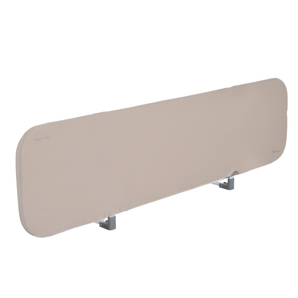 CANGAROO Bariera de protectie pentru copii Magic Beige 150 cm pliabilamecanism practic de pliere fara demontarecadru metalic rezistenthusa textilageanta transport inclusa