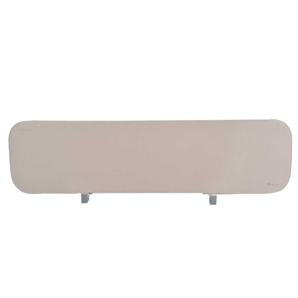 CANGAROO Bariera de protectie pentru copii Magic Beige 150 cm pliabilamecanism practic de pliere fara demontarecadru metalic rezistenthusa textilageanta transport inclusa