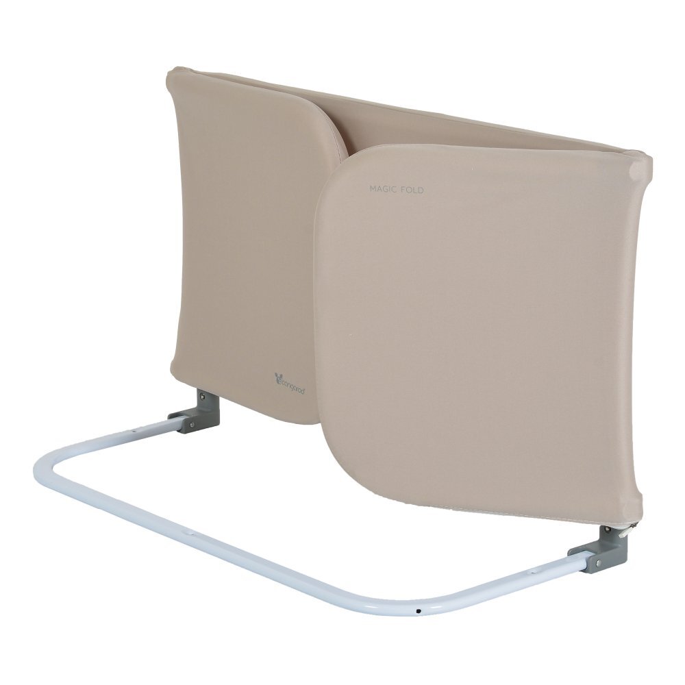CANGAROO Bariera de protectie pentru copii Magic Beige 150 cm pliabilamecanism practic de pliere fara demontarecadru metalic rezistenthusa textilageanta transport inclusa