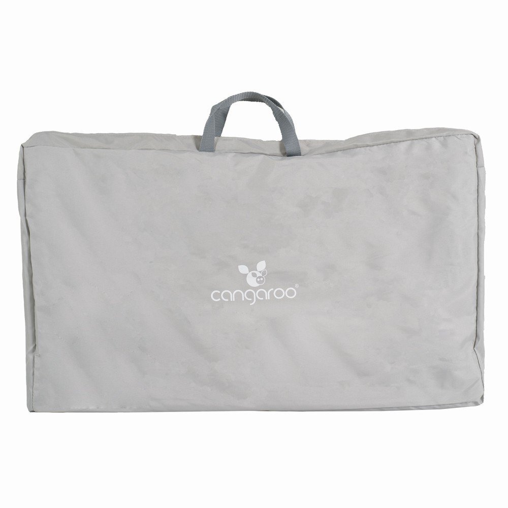 CANGAROO Bariera de protectie pentru copii Magic Grey 150 cm pliabilamecanism practic de pliere fara demontarecadru metalic rezistenthusa textilageanta transport inclusa