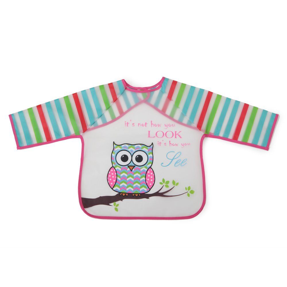 CANGAROO Baveta impermeabila cu maneci Messy Pink