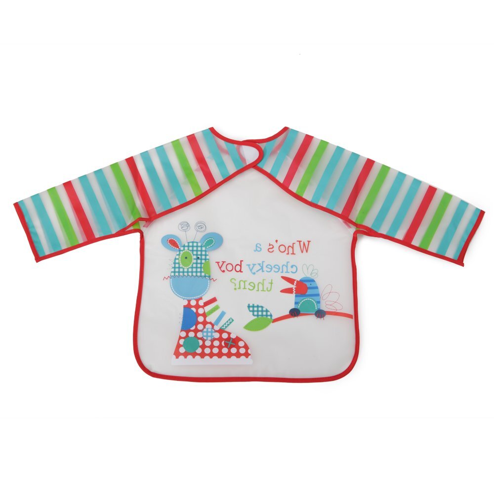 CANGAROO Baveta impermeabila cu maneci Messy Red