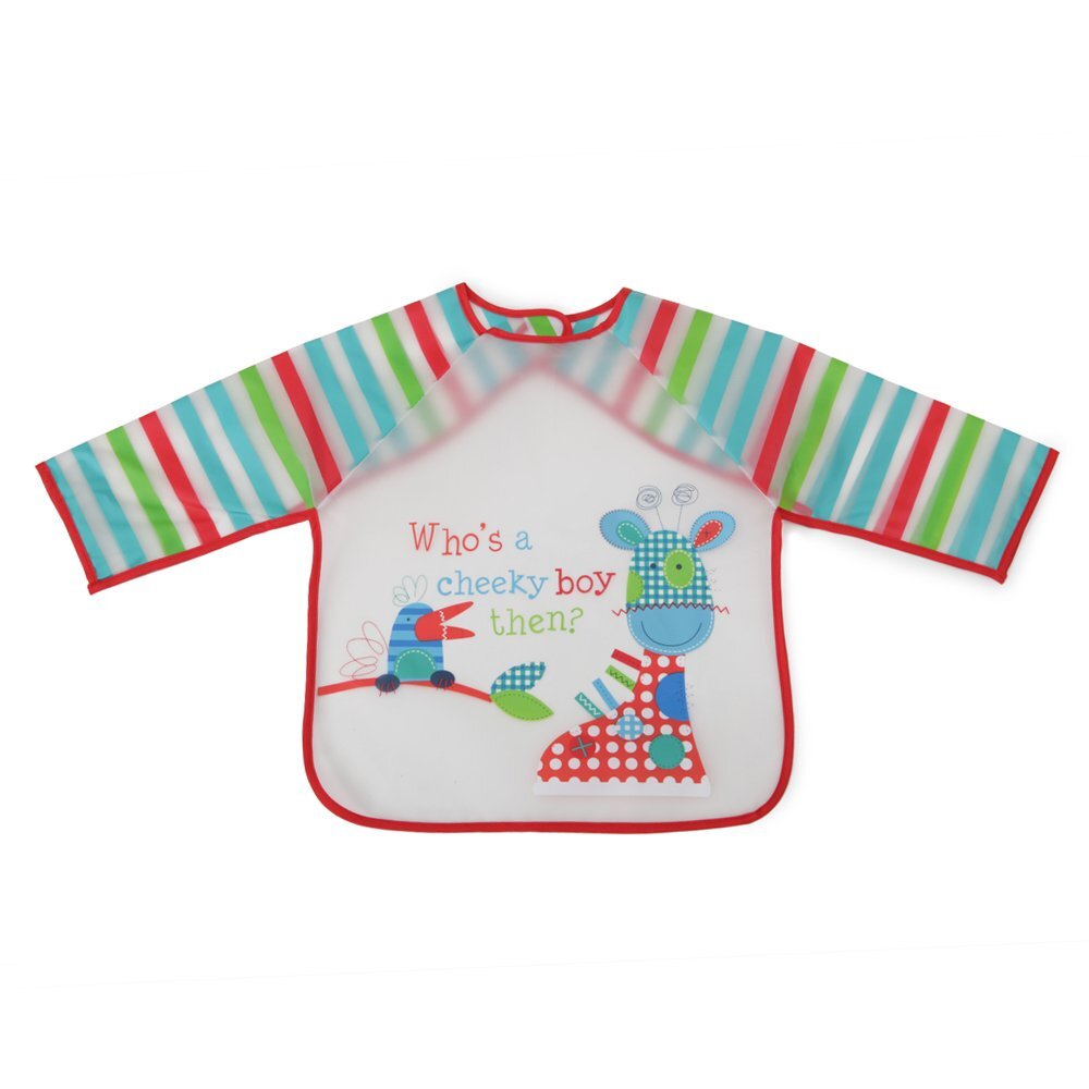 CANGAROO Baveta impermeabila cu maneci Messy Red
