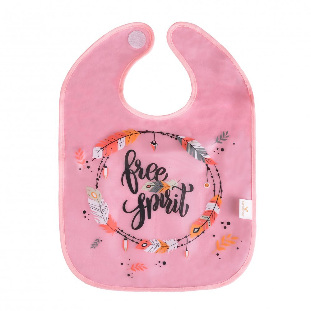 CANGAROO Baveta impermeabila cu scai Wild Berry Pink