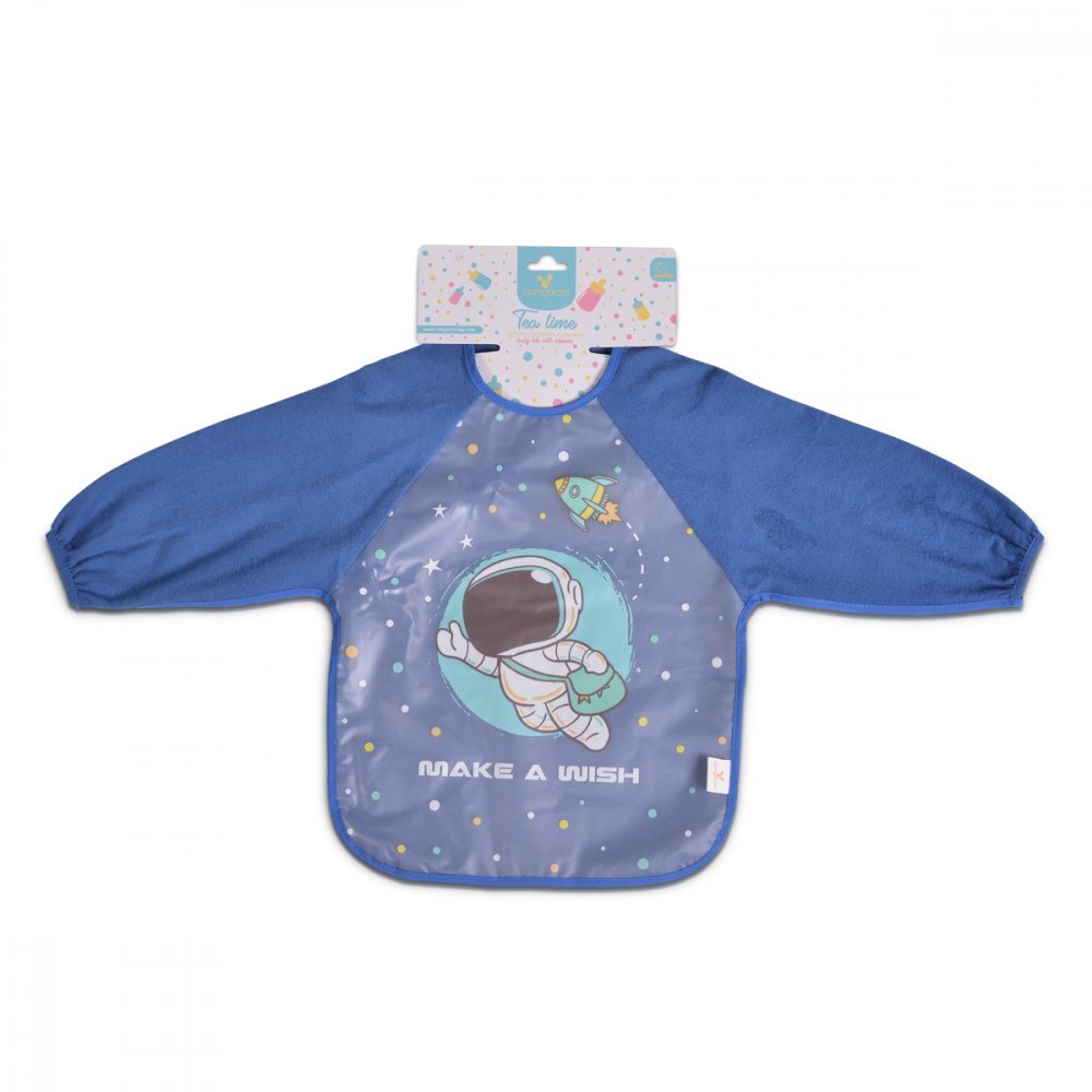 CANGAROO Bavetica impermeabila cu maneci Tea Time Blue