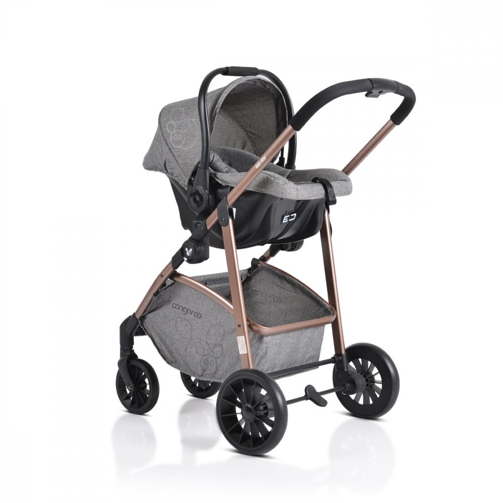 CANGAROO Carucior 3in1 transformabil Milan Grey