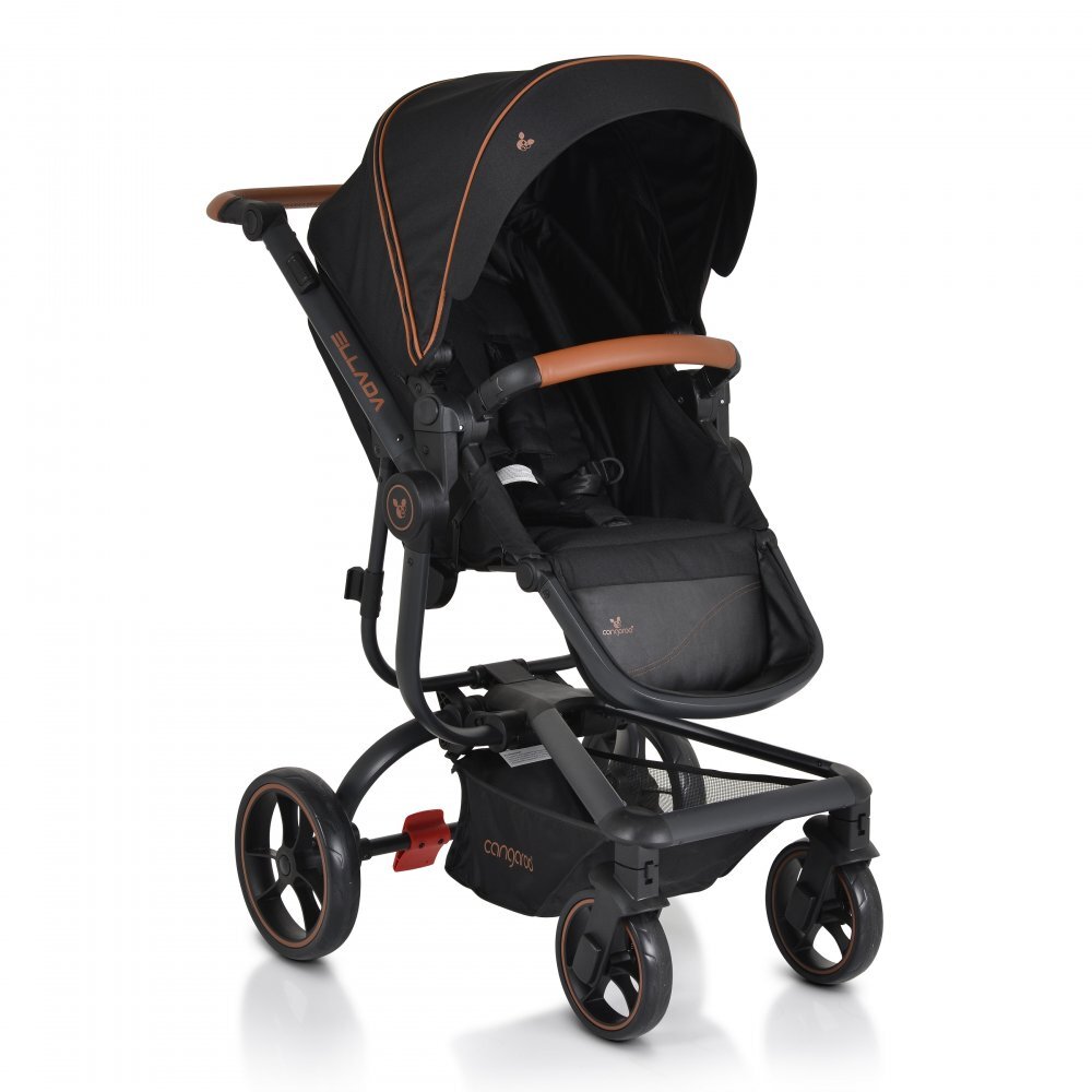 CANGAROO Carucior modular 2 in 1 Ellada Black