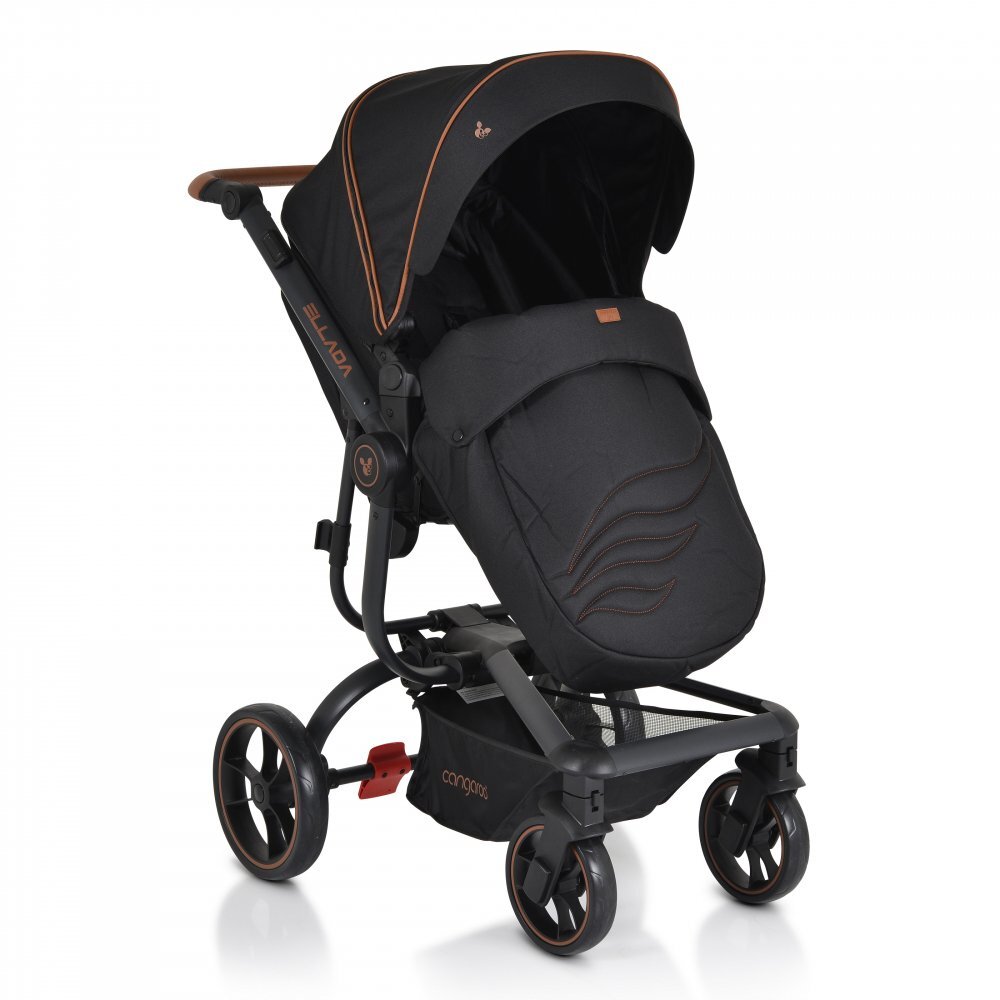 CANGAROO Carucior modular 2 in 1 Ellada Black