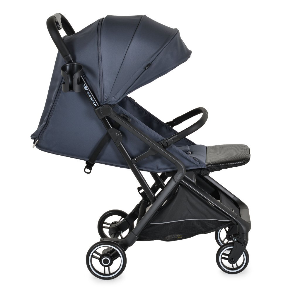 CANGAROO Carucior sport Airwalk Gray Stone compatibil cabina avionpliere automata ultracompactacopertina XXL protectie UVUPF 50+ si ventilatiesuspensiispatar reglabil cu pozitie de somncentura de sigurantasuport pahar