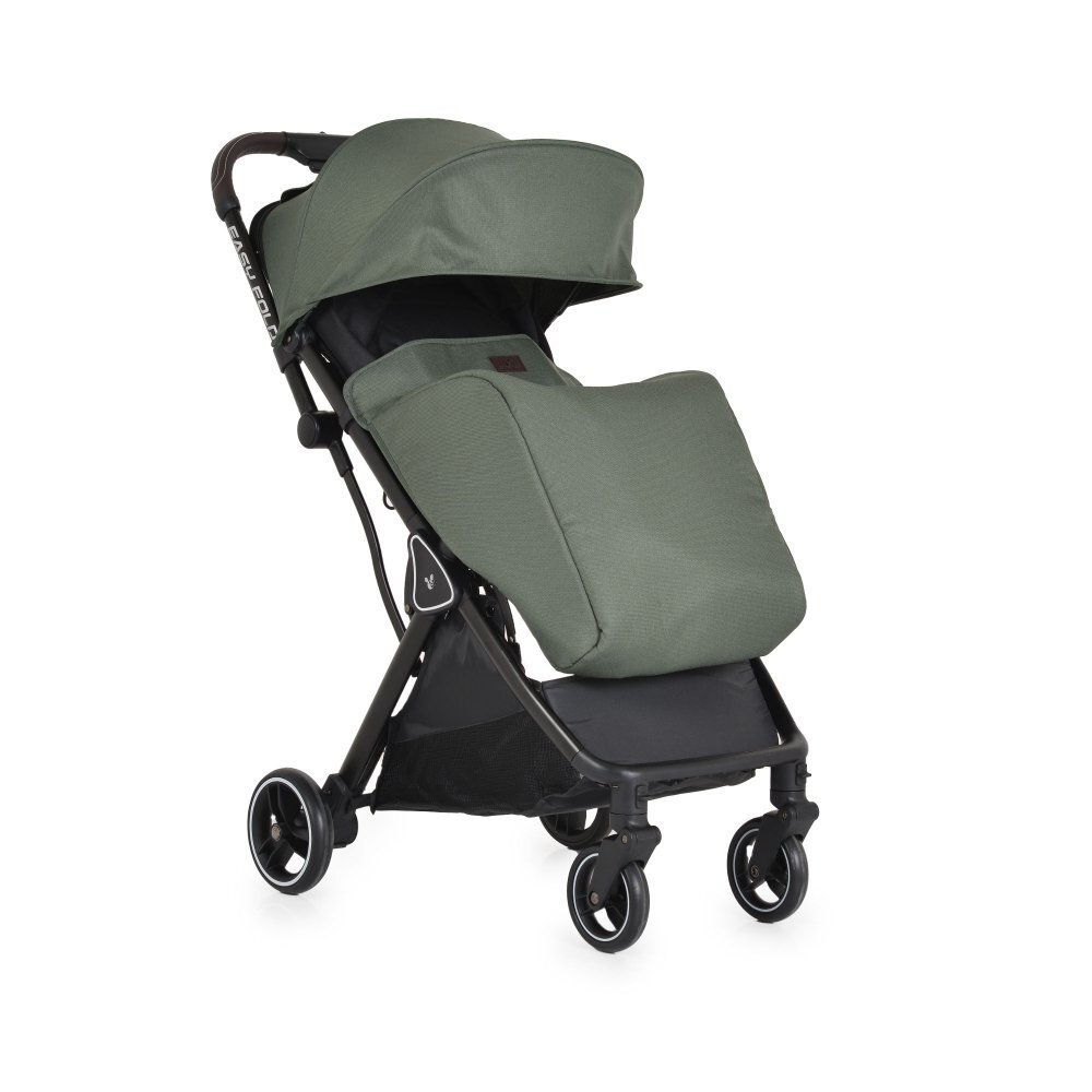 CANGAROO Carucior sport pana la 22kg cadru din aluminiu cu pliere compacta Autofoldspatar reglabil pana la pozitie de somnroti EVA detasabile si husa de picioare inclusa Easy Fold Green