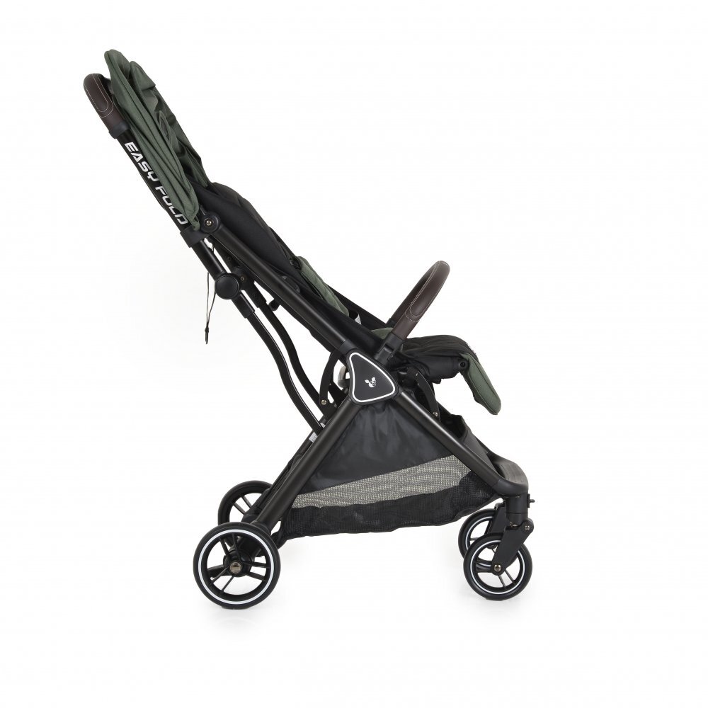 CANGAROO Carucior sport pana la 22kg cadru din aluminiu cu pliere compacta Autofoldspatar reglabil pana la pozitie de somnroti EVA detasabile si husa de picioare inclusa Easy Fold Green