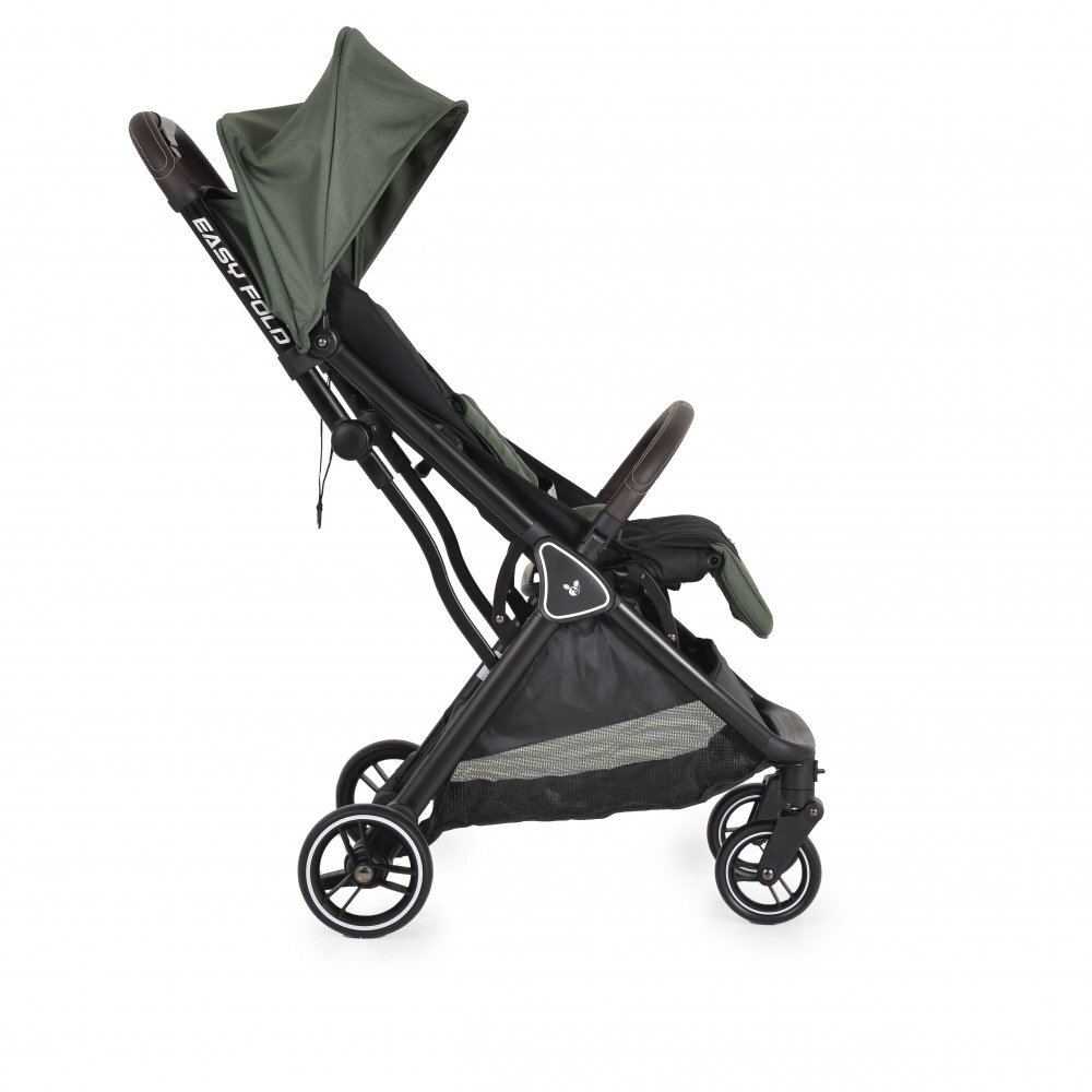 CANGAROO Carucior sport pana la 22kg cadru din aluminiu cu pliere compacta Autofoldspatar reglabil pana la pozitie de somnroti EVA detasabile si husa de picioare inclusa Easy Fold Green