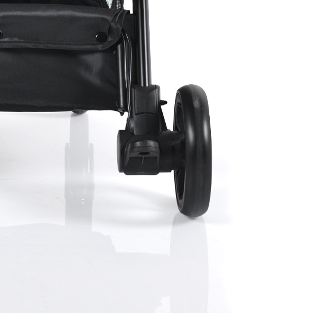 CANGAROO Carucior sport pana la 22kg cadru din aluminiu cu pliere compacta Autofoldspatar reglabil pana la pozitie de somnroti EVA detasabile si husa de picioare inclusa Easy Fold Gri