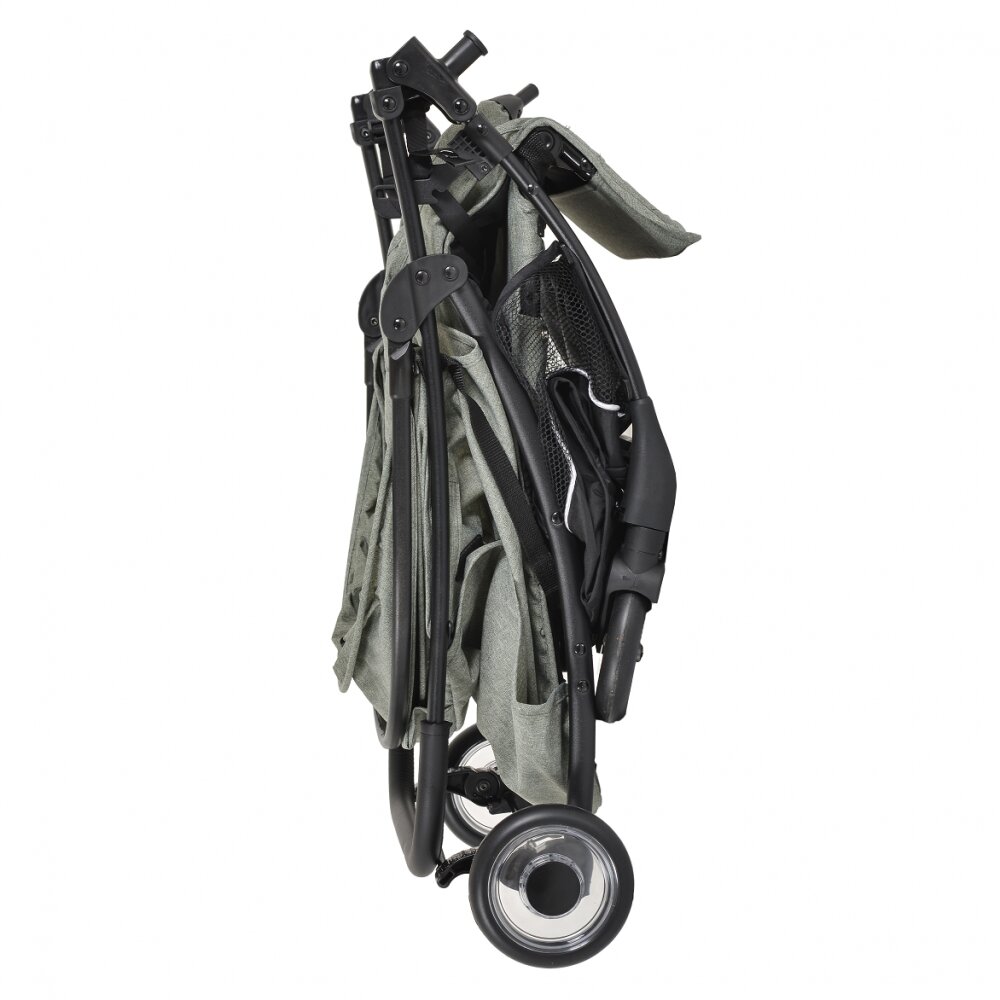 CANGAROO Carucior sport pentru copii London Green cadru din aluminiuspatar reglabilpozitie de somncentura de sigurantasuport picioare reglabilcapotina XXL cu fereastra plasaroti pivotantefranamaner parinte din PU