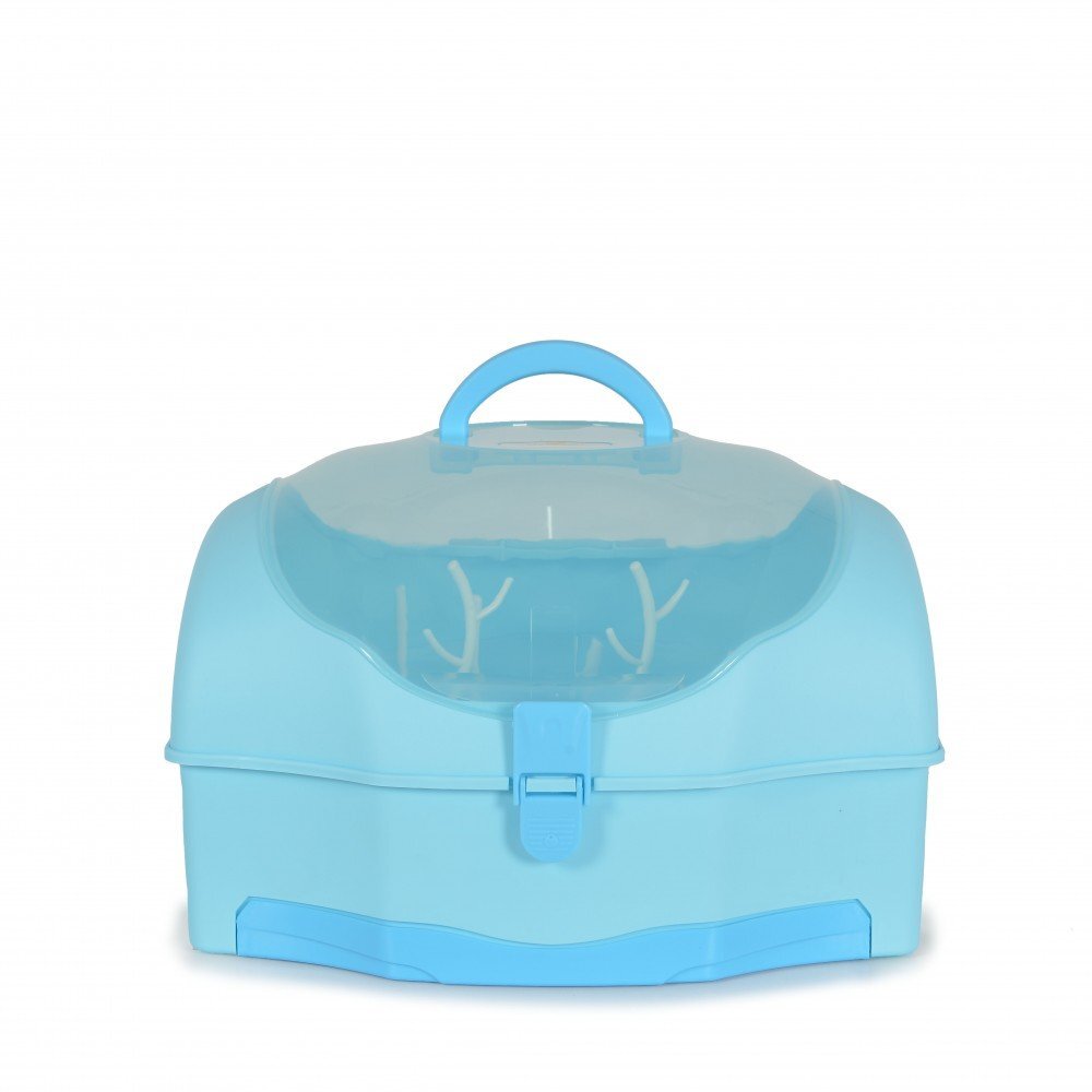CANGAROO Cutie depozitare si uscare biberoane Blooming Blue