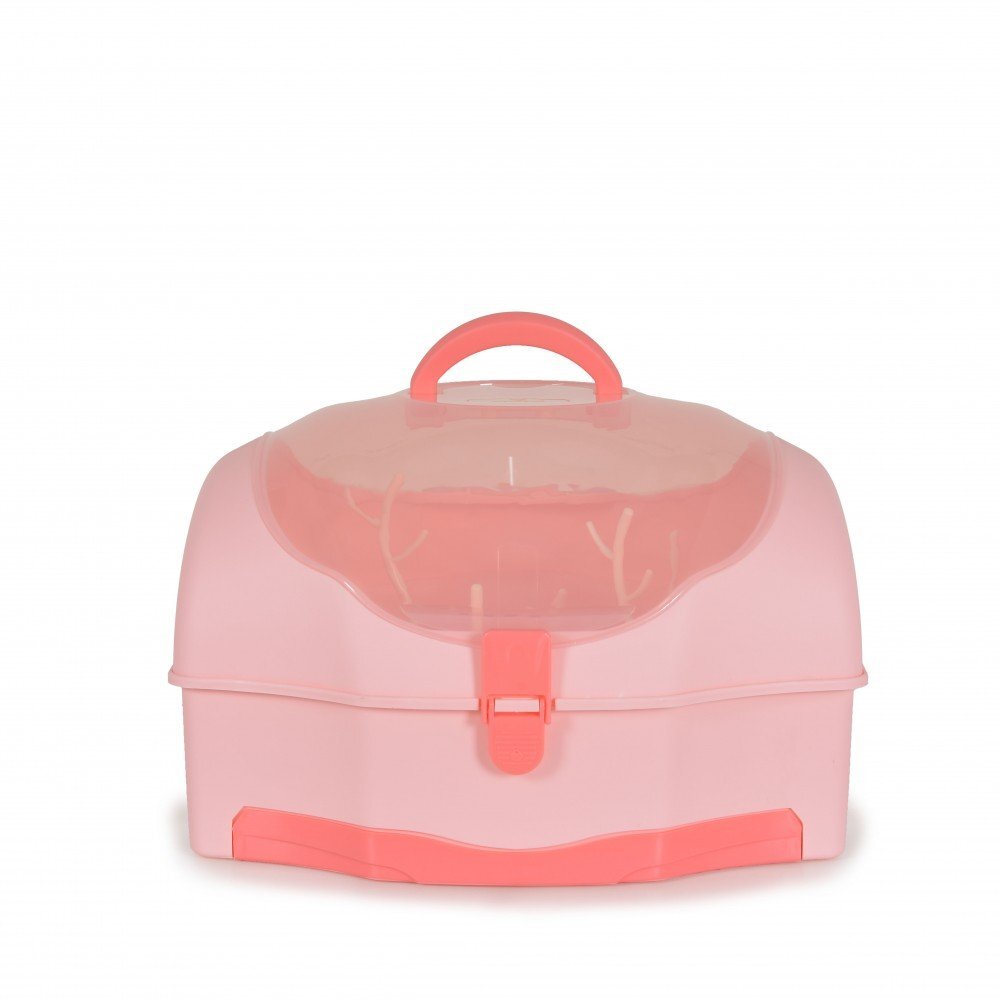 CANGAROO Cutie depozitare si uscare biberoane Blooming Pink