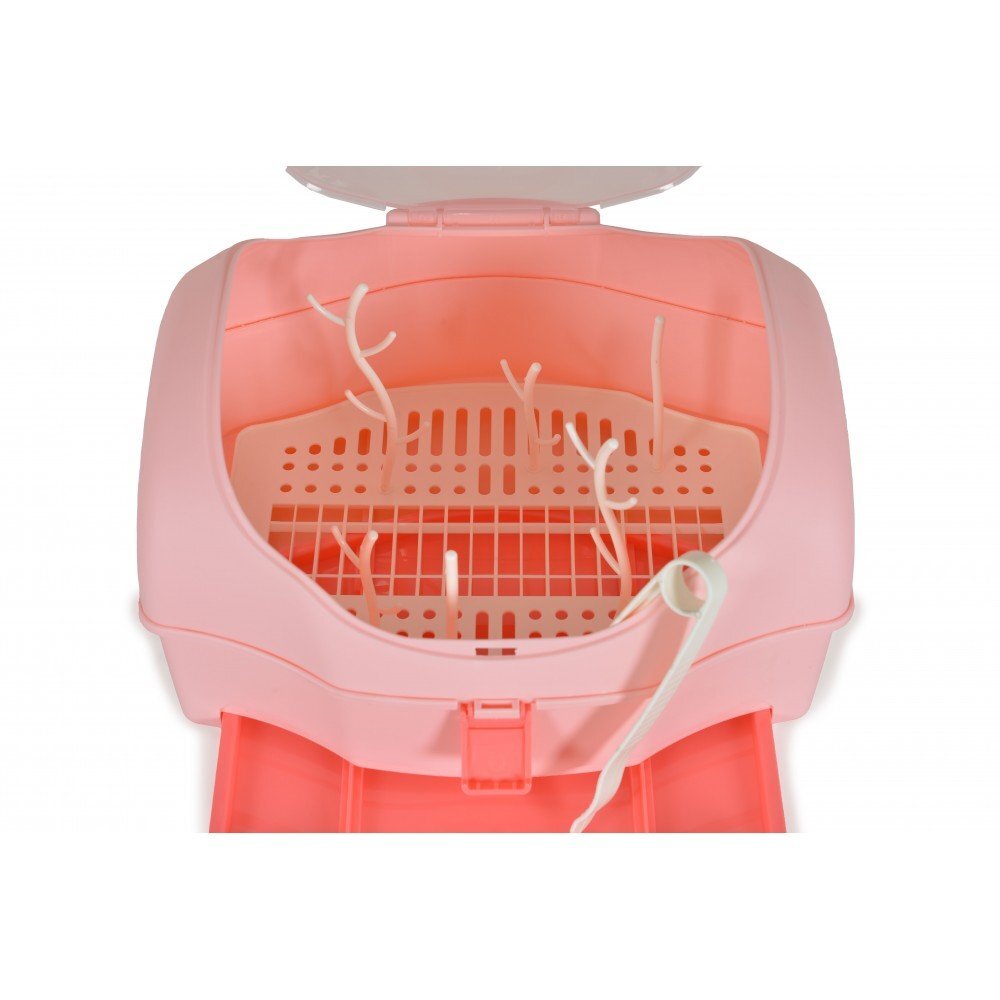 CANGAROO Cutie depozitare si uscare biberoane Blooming Pink