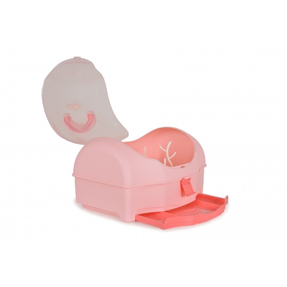 CANGAROO Cutie depozitare si uscare biberoane Blooming Pink