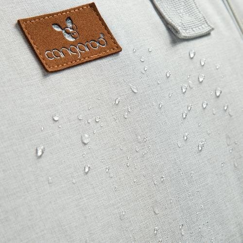 CANGAROO Geanta multifunctionala pentru mamici Jossie Beige Atasare pe carucior Maner reglabil Compartiment principal cu fermoar Compartimente 2 buzunare pentru biberoane Saltea pentru schimbat scutece inclusa