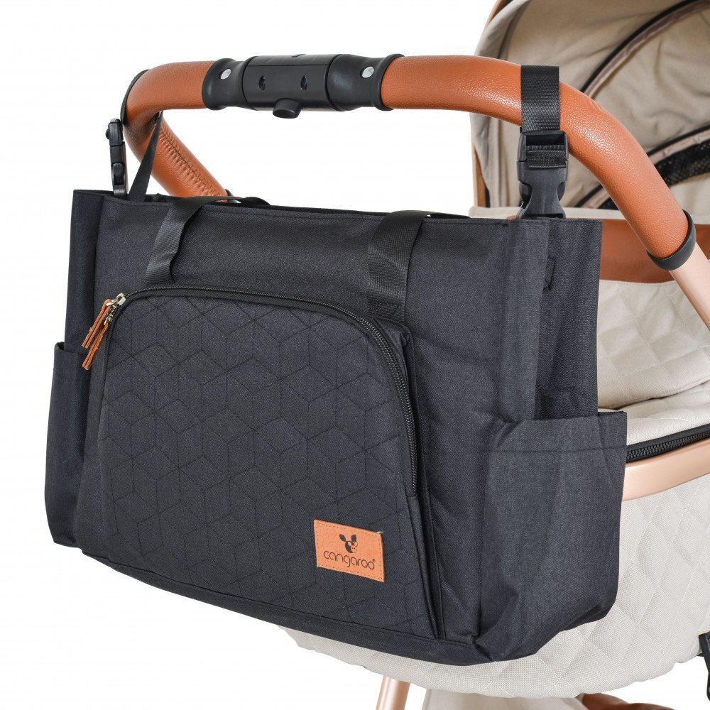 CANGAROO Geanta multifunctionala pentru mamici Keily black