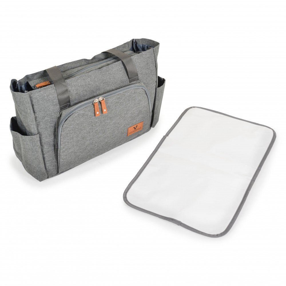 CANGAROO Geanta multifunctionala pentru mamici Keily grey