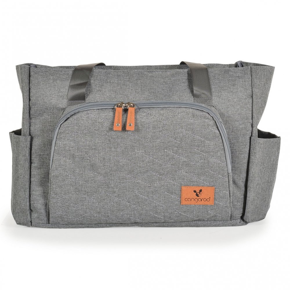 CANGAROO Geanta multifunctionala pentru mamici Keily grey