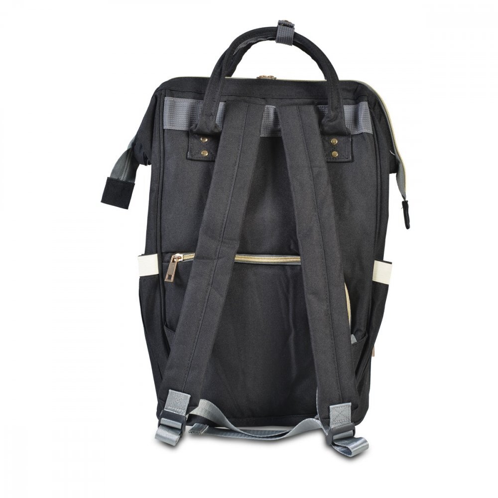 CANGAROO Geanta tip rucsac pentru mamici Amelia Dark Greycurele reglabilecompartiment termic pentru biberoanebuzunare multiple