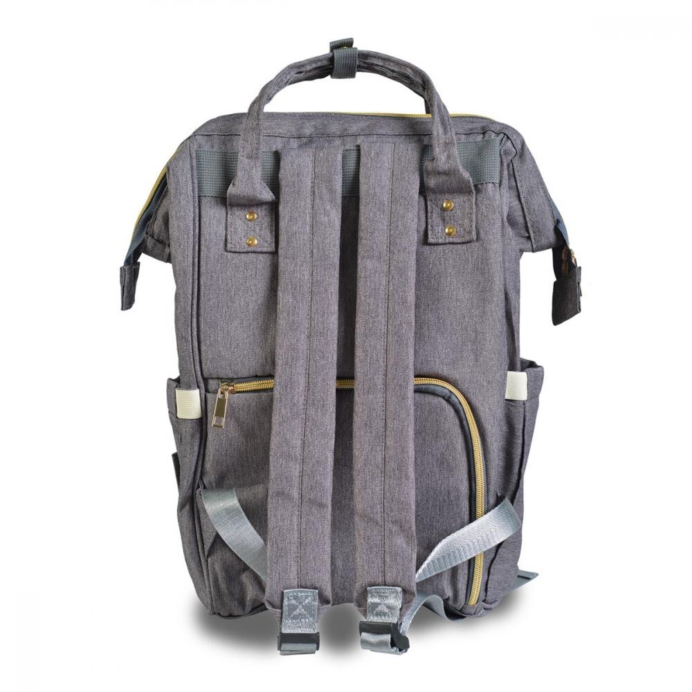 CANGAROO Geanta tip rucsac pentru mamici Amelia Greycurele reglabilecompartiment termic pentru biberoanebuzunare multiple