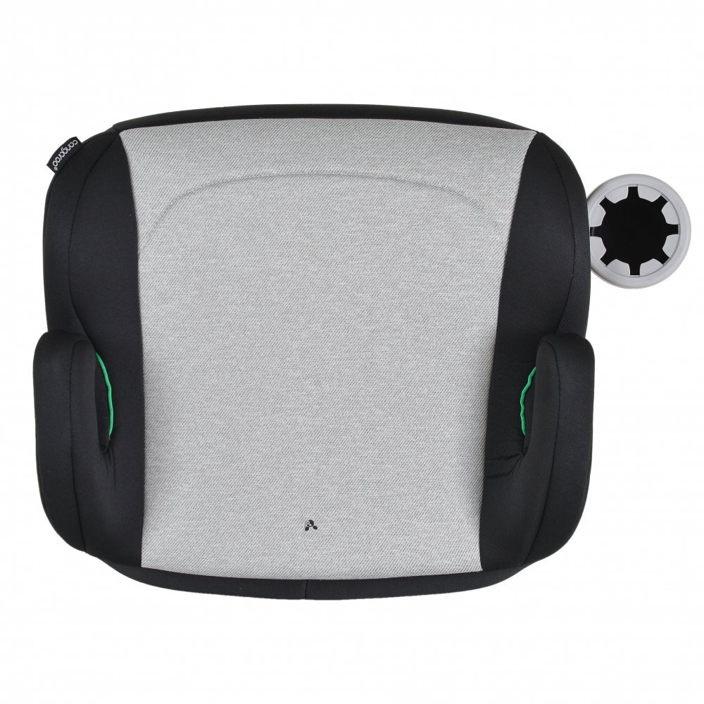 CANGAROO Inaltator auto copii fixare cu ISOFIX Swift Gri 125-150 cm omologat R-129 I-Size cu suport pahar incluscotiere ergonomicecentura ghidajhusa detasabila