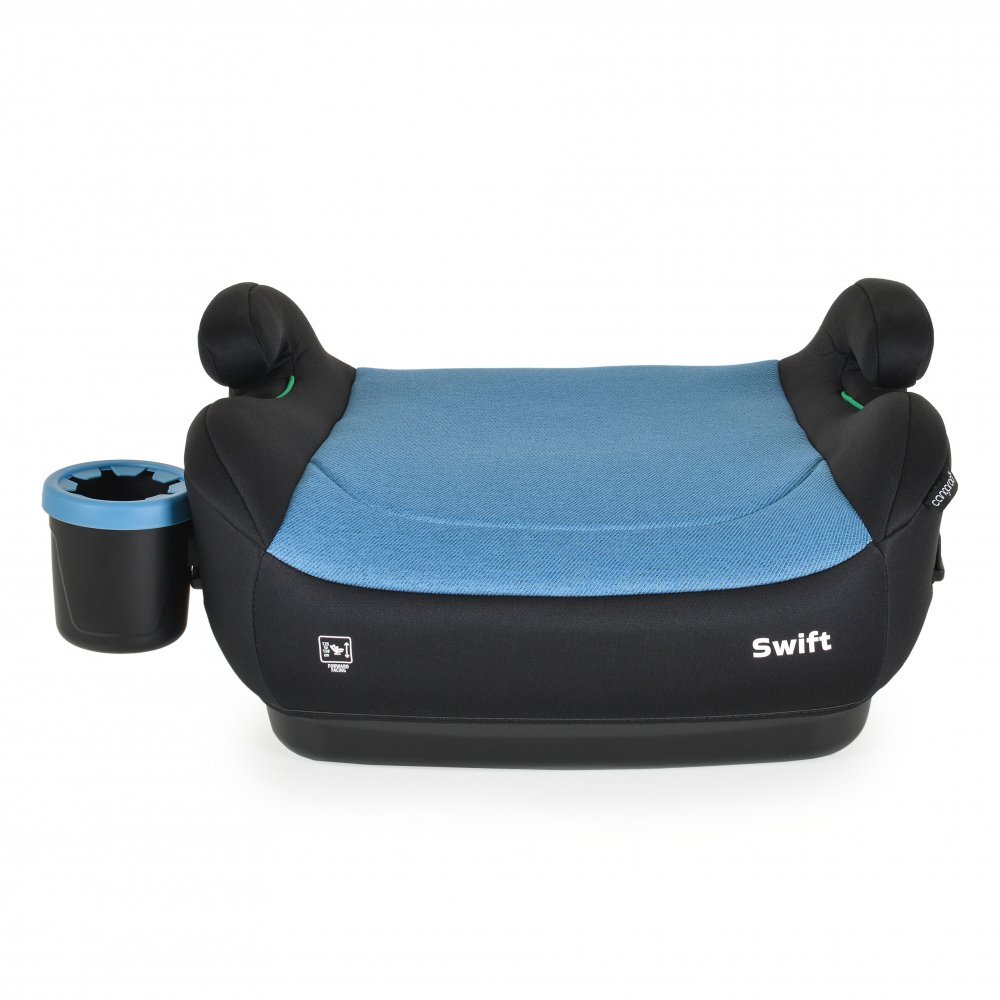 CANGAROO Inaltator auto copii Swift Albastru 125-150 cm omologat R-129 I-Size cu suport pahar incluscotiere ergonomicecentura ghidajhusa detasabila