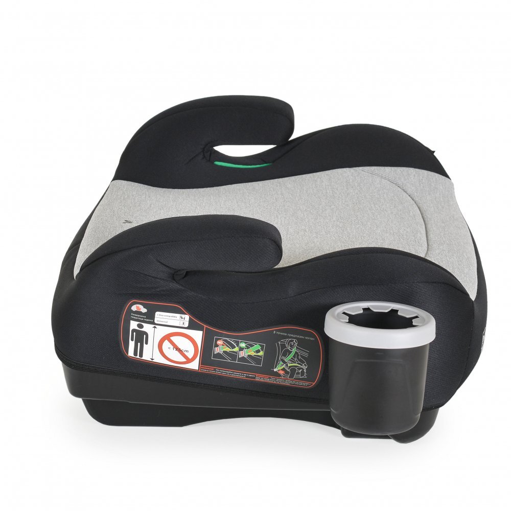 CANGAROO Inaltator auto copii Swift Gri 125-150 cm omologat R-129 I-Size cu suport pahar incluscotiere ergonomicecentura ghidajhusa detasabila