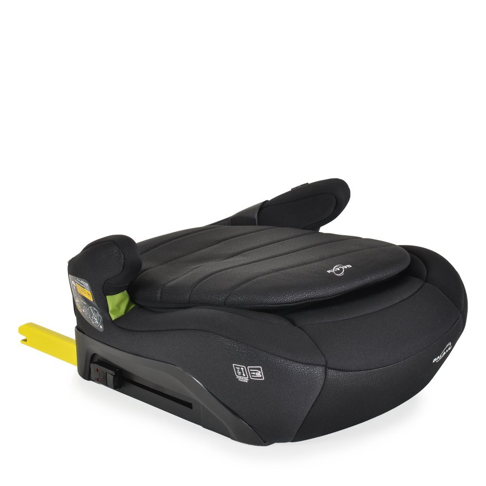 CANGAROO Inaltator auto Cosmos Black 125-150 cm cu spatar rabatabilFixare cu ISOFIXCertificare I-Size R-129Husa detasabilaCotiere