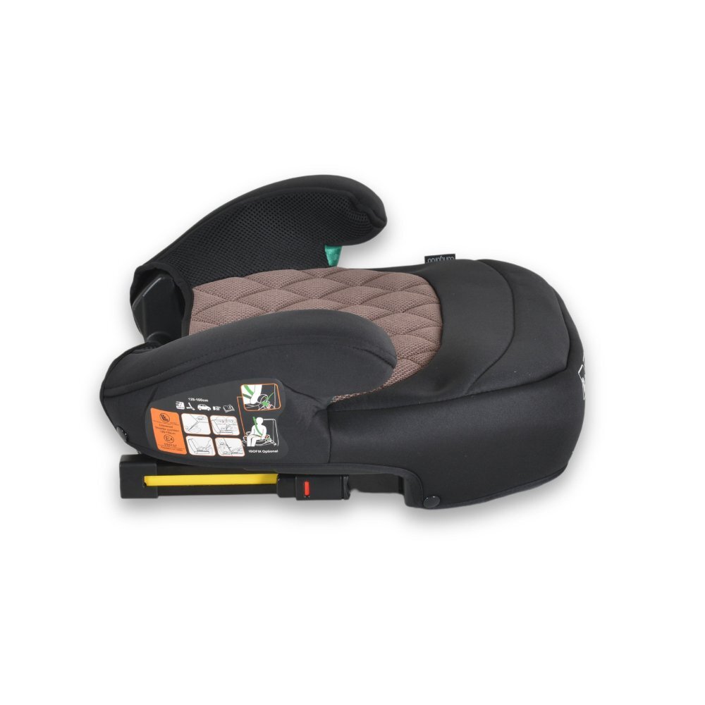 CANGAROO Inaltator auto pentru copii Jax i-Size Roz 125-150cmfixare cu isofixcentura de ghidajspatar detasabil si husa lavabila