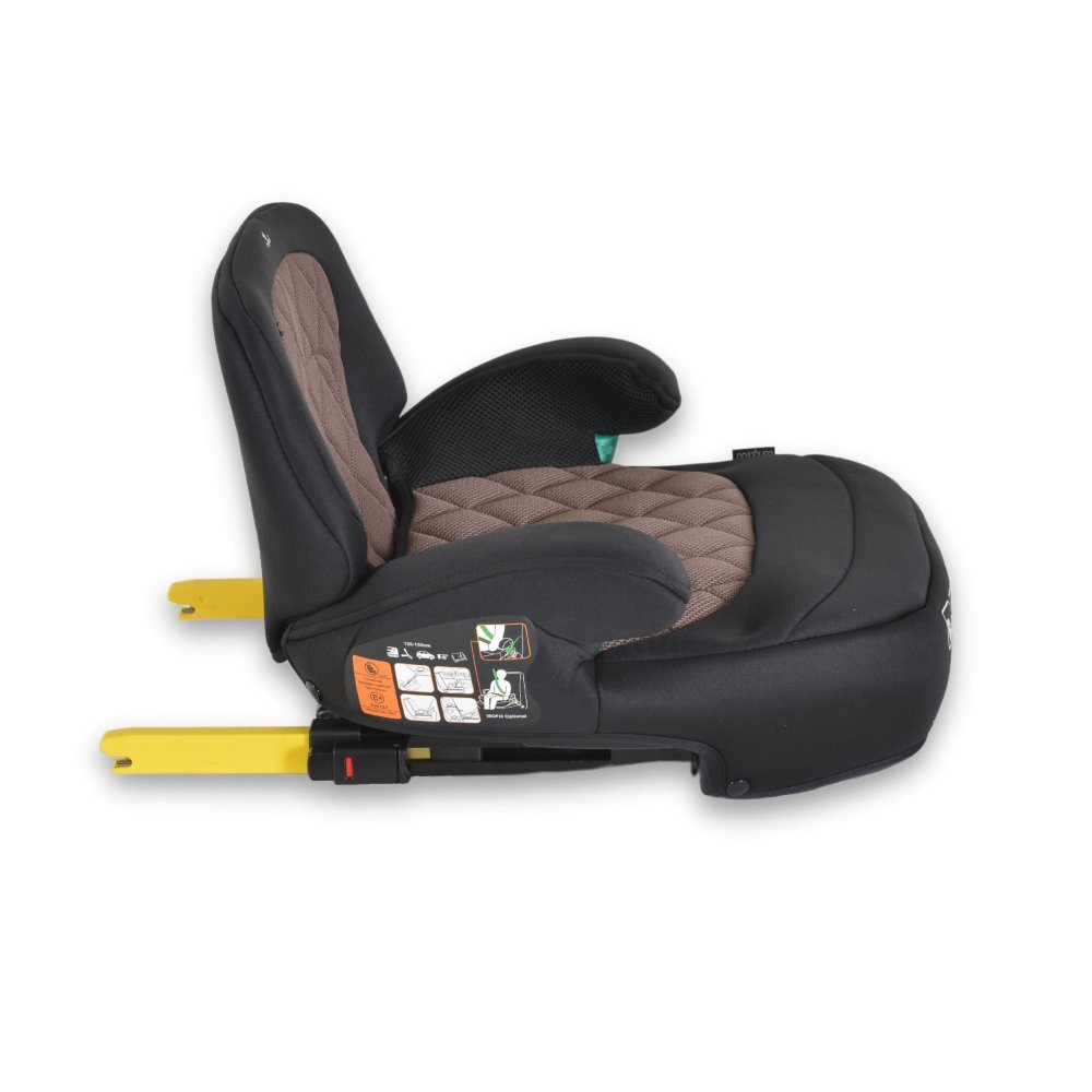 CANGAROO Inaltator auto pentru copii Jax i-Size Roz 125-150cmfixare cu isofixcentura de ghidajspatar detasabil si husa lavabila