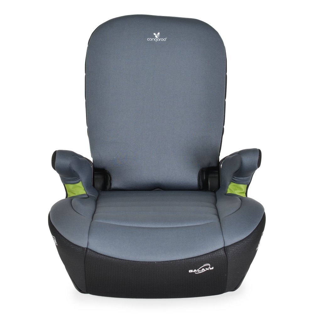 CANGAROO Inaltator auto Space Gray 125-150 cm cu spatar rabatabilFixare cu ISOFIXCertificare I-Size R-129Husa detasabilaCotiere