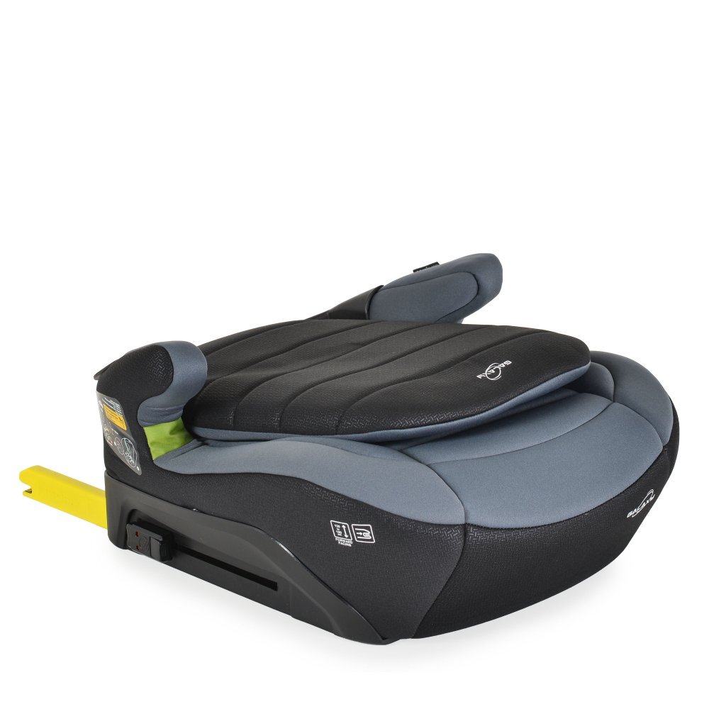 CANGAROO Inaltator auto Space Gray 125-150 cm cu spatar rabatabilFixare cu ISOFIXCertificare I-Size R-129Husa detasabilaCotiere