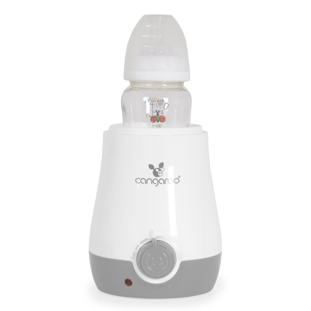 CANGAROO Incalzitor cu functie sterilizare biberoane copii BabyUno Gri diametru 80mm oprire automata
