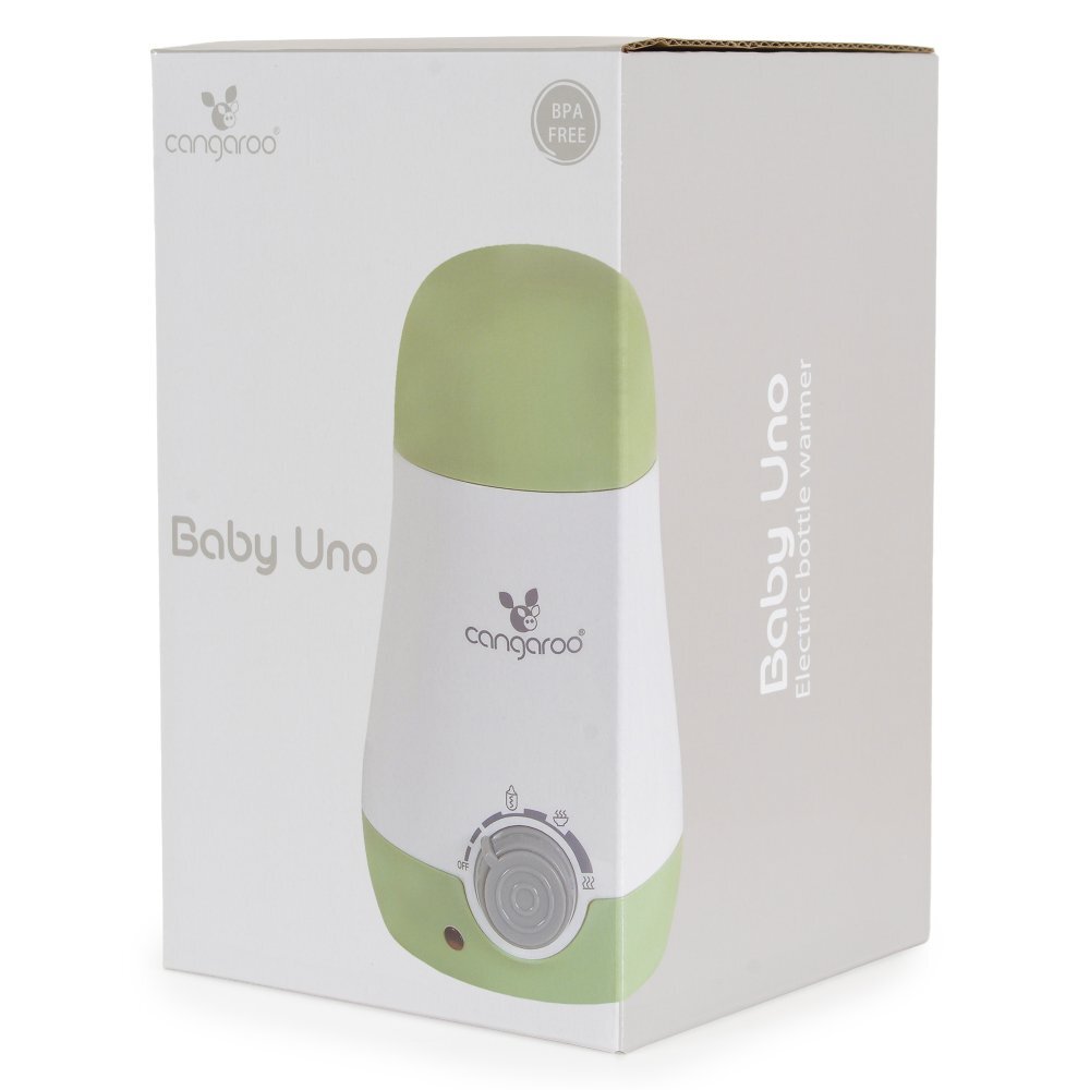 CANGAROO Incalzitor cu functie sterilizare biberoane copii BabyUno Gri diametru 80mm oprire automata