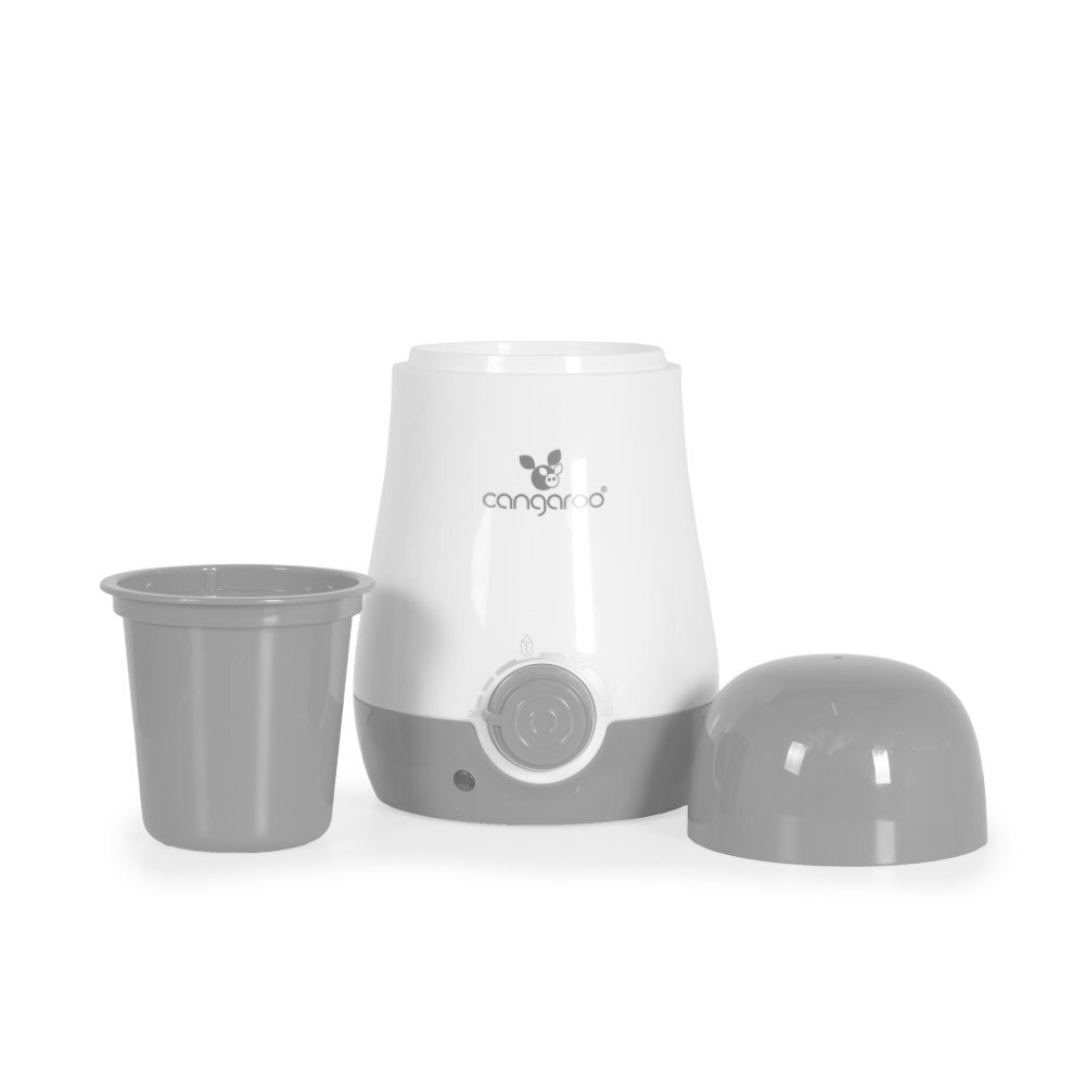 CANGAROO Incalzitor cu functie sterilizare biberoane copii BabyUno Gri diametru 80mm oprire automata