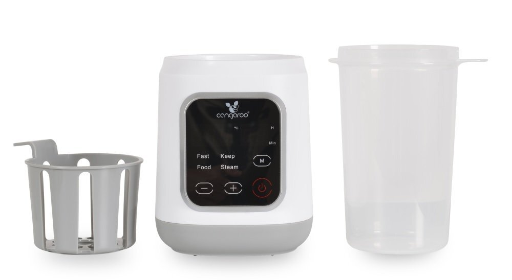 CANGAROO Incalzitor electric pentru biberoane Mellow cu 4 functicontrol digital dimensiuni compacte oprire automata